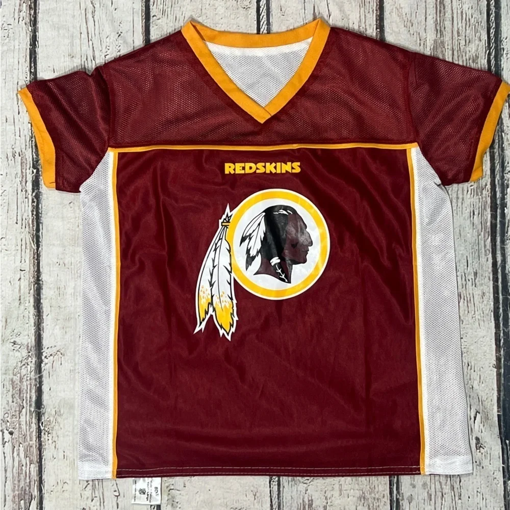 Washington Redskins Commanders Flag Football Boys Youth  NFL Jersey